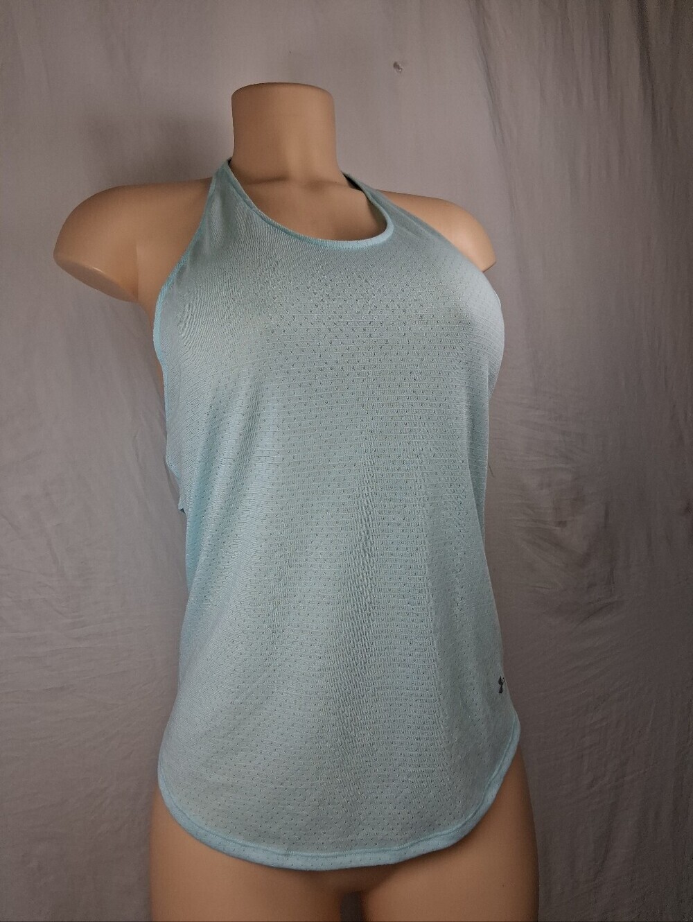 Under Armour Light Blue Performance Halter Tank - Picture 11 of 17